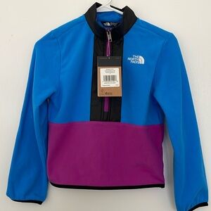 north face winter half zip pullover